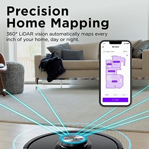 Shark R-RV2310AE Matrix Self Empty Robot Vacuum for Carpets & Hardfloors with 45-Day Capacity Self-Cleaning Bagless Base - Certified Refurbished 6