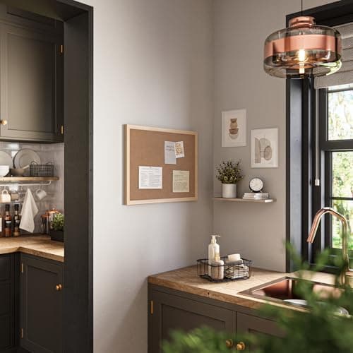 U Brands Cork Bulletin Board, 18" x 24" Inches, Light Birch Wood Frame (265U00-01) 7