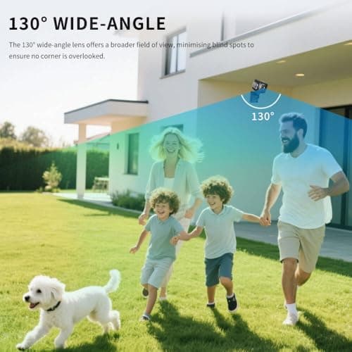 AFJAEAS Mini Security Camera 2 Pack, 1080p HD Wireless Indoor Cam with 6-Hour Battery & No WiFi Needed, AI Motion Detection/Pet/Baby Monitoring, Night Vision, Easy Setup for Home Security 5