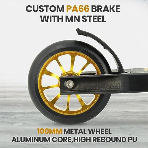 TENBOOM Stunt Scooter for Teens Adults and Kids 8 Years and Up for Boys and Girls Who Want to Play Stunt Action Cool Stunt Scooter Can Be Used for BMX Stunts 5