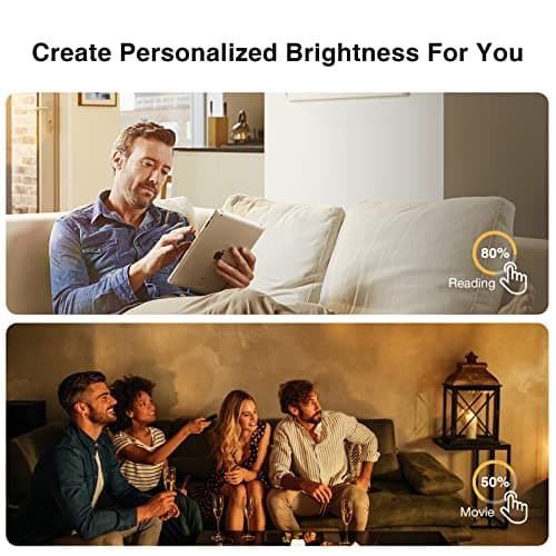 ORVIBO Matter Smart Dimmer Switch, Works with Apple Home, Alexa & Google Home, w/Weather Display, Energy Monitoring, Single Pole, Neutral Wire Required 5