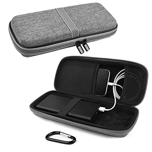 SKYNEW Powerbank Hard Travel Case Compatible RAV Power 26800/20100/20000mAh, Anker Power Core 26800mAh/ PowerCore +26800mAh, ROMOSS 30000mAh, Miady Charger, Ekrist, Lab599 Tx500 Radio(Light Grey)