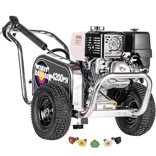 Simpson Cleaning 4200 PSI Gas Pressure Washer, 4.0 GPM Power Washer for Commercial Use, Honda Engine, 50-Foot Hose, Aluminum Water Blaster, 49-State (ALWB60828)