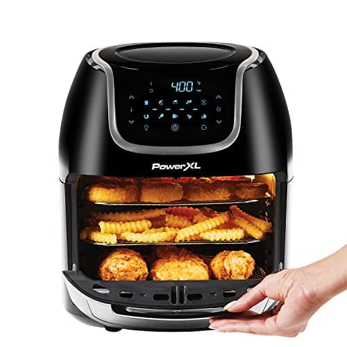 PowerXL Vortex Air Fryer, Vortex Rapid Air Technology, SmartSync, Broil, Bake, Roast, Reheat, Dehydrate (10 QT Single Basket) 3