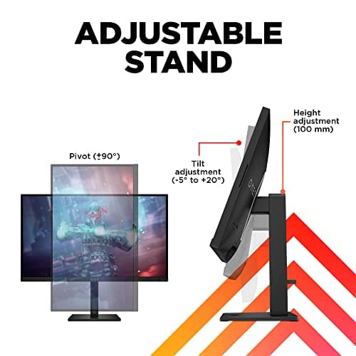 HP OMEN 27k UHD 144Hz Gaming Monitor, 4K UHD Display (3840 x 2160), IPS Panel, 99% sRGB, 95% DCI-P3, 16:9, OMEN Gaming Hub, 27k (2023) 8