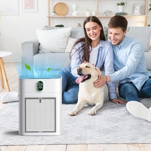 CHIVALZ 4 Pack HY4866 True HEPA Replacement Filters Compatible with MORENTO HY4866 Air Purifier, WESTHEY HY4866 Air Purifier and YIOU M1 Air Cleaner Purifier, Original Version 6