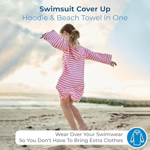 SAMMIMIS Hooded Towels for Kids - Ultra-Soft Turkish Cotton Poncho, Lightweight Wearable Towel - Cozy Beach Poncho & Kids Swim Cover Up for Bath, Pool & Home - XS (6 Months - 2 Years) 7