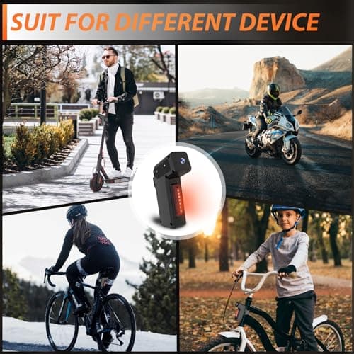 DJDAI Bike Camera with Tail Light 1080P HD Sports Action Camera Cycling Video Recorder Rechargeable Rear Bike Light Camera Combo Bicycle Dash Cam with Mount for Mountain Road Bike, E-Bike 6