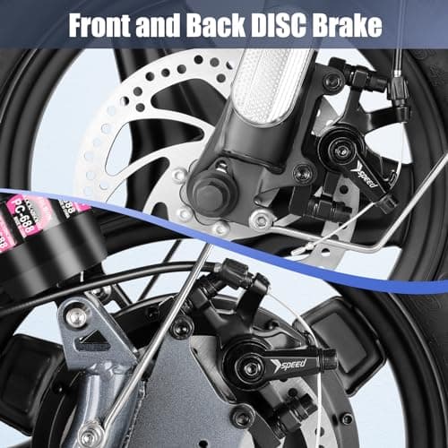 Caroma Electric Scooter with Seat for Adults, 1200W/800W Peak Motor, 30Miles Long Range & 20Mph, 14" Fat Tire Foldable E Scooter with Basket for Commuting (14" Tire-800W-25Miles, Frosted Grey) 6