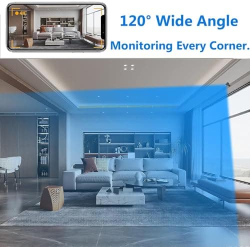 Mini Wireless WIFI Camera Hidden Spy HD Cameras Small Home Indoor Outdoor Security Camara Security Camera Nanny Body Pet Dog Cam Motion Detection Function Built-in Battery House Cams Night Vision 9