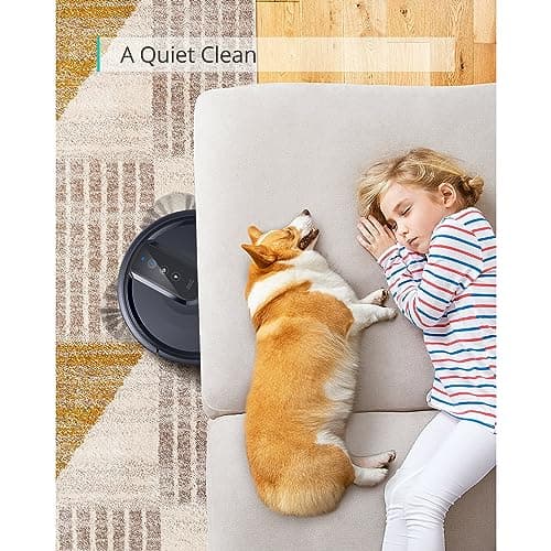 eufy RoboVac 25C Wi-Fi Connected Robot Vacuum, 1500Pa Super-Powerful Suction, Voice-Control, Clean with a Gentle Touch, Ultra-Thin 2.85" Design, Easy-to-Clean Dustbox, Black (Renewed) 6