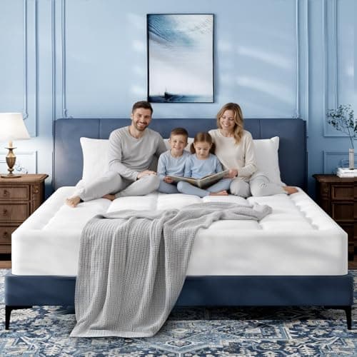 ELEMUSE 3 Inch Cooling Memory Foam Mattress Topper Full, 2 Inch Pressure-Relieving Memory Foam and 1 Inch Thick Soft Viscose Made from Bamboo Pillow Top for Hot Sleepers, Removable & Washable Cover 5