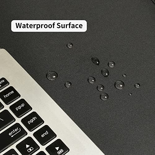 Wolaile Large Mouse Pad, 36x17 in Gaming Mouse Mat,Waterproof and Non-Slip Desktop Pad for Computer Keyboard,Black,XL 8