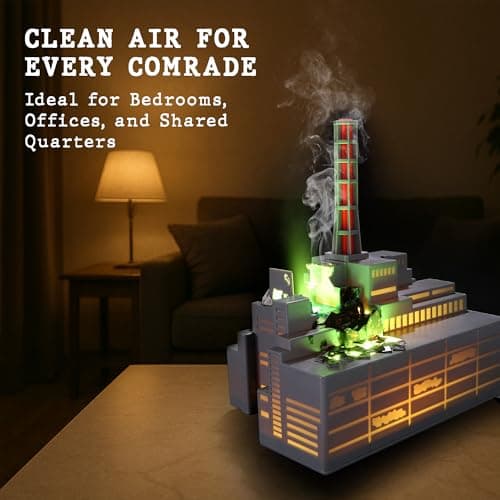 HOM Chernobyl Smart Diffuser & Humidifier – 250ML Ultrasonic Mist Machine with 7 LED Lights, App Control, Auto Shut-Off – Aromatherapy Essential Oil Diffuser for Home, Bedroom, etc. – Oil Not Included 6