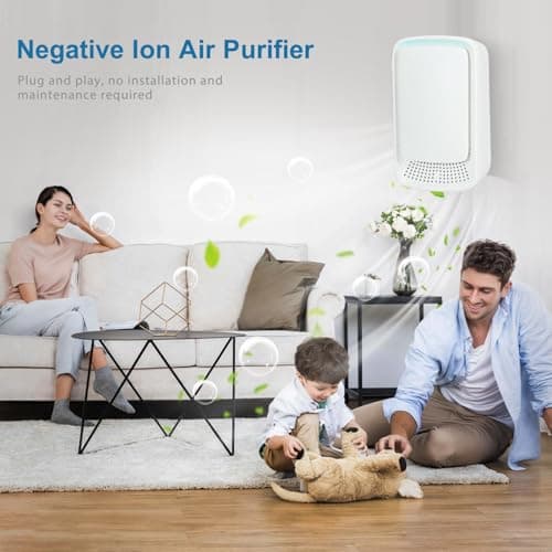 KLVEU Negative Ion Plug in Air Purifier,Ionic Air Purifiers for Home, Bedroom, Office, Mini Portable Air ionizers for Home Plug in (4PCS) 7