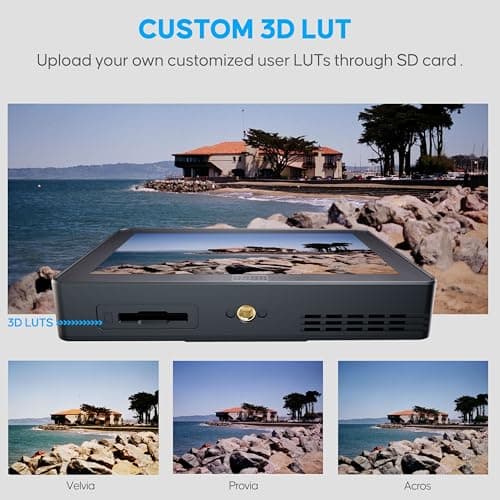 osee Lilmon 5 1000 Nits High-Bright 5.5 inch Touch Screen DSLR Camera Field Monitor with 3D LUT HDR 4K HDMI in and Out Exposure Focus Assist Waveform Monitor 8