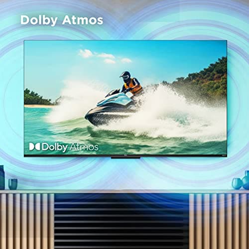 TCL 50-Inch Class S4 4K LED Smart TV with Roku TV (50S450R, 2023 - Model), Dolby Vision, HDR, Dolby Atmos, Works with Alexa, Google Assistant and Apple HomeKit Compatibility, Streaming UHD Television 6