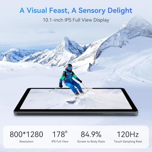 Tablet 2026 Android Tablets 10 Inch, Electronics Tablets with Keyboard, 18GB+128GB/2TB TF Upgradeable Android 16 Tablet, Gemini AI 2 in 1 Tablet with Pen, BT5.0, GPS, OTG, Suitable for Joy and Office 6