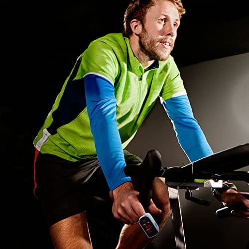 CHOICEMMED Finger Pulse Oximeter - Blue Blood Oxygen Monitor with Batteries - Portable O2 Saturation Sensor in Carry Pouch 6