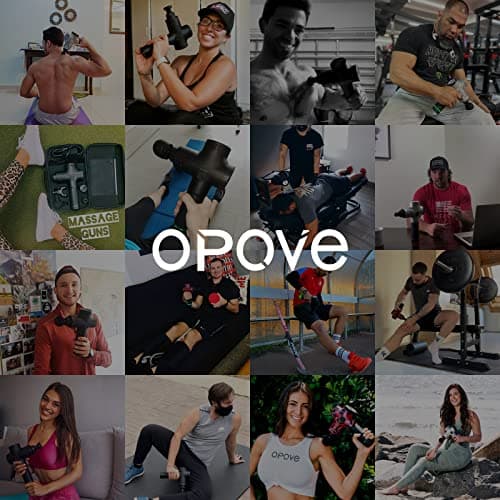 opove M3 Pro 2 Massage Gun Deep Tissue Percussion Muscle Massager for Workout, Handheld Percussive Therapy Fascia Gun for Athletes Fast Recovery 4-8 Hours Long Battery Life, Powerful, Quiet, Black 8