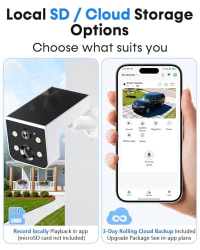 Thybro Solar Powered Outdoor Wireless Camera: 2K HD, Motion Detection, Color Night Vision, Waterproof IP67, Easy Setup for Home & Business Monitoring, No Monthly Fees 7