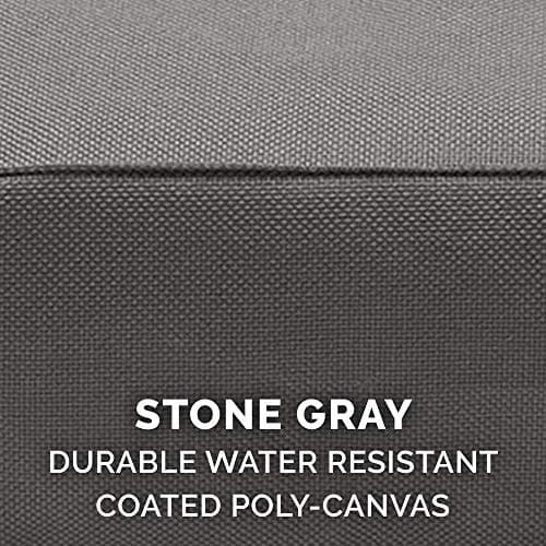 Furhaven Water-Resistant Orthopedic Dog Bed for Medium/Small Dogs w/ Removable Washable Cover, For Dogs Up to 35 lbs - Indoor/Outdoor Logo Print Oxford Polycanvas Mattress - Stone Gray, Medium 7