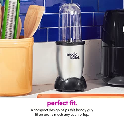 Magic Bullet Blender, Small, Silver, 11 Piece Set 6