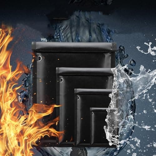 EOLIMEX 4 Pack Faraday Bags for Electronics -Grade Fireproof & Waterproof Faraday Cage with Signal Blocker | Anti-Theft Protective Pouch for Laptops (up to 16"), Phones, Car Keys, Credit Cards (XS-XL) 5