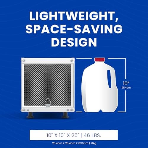 AprilAire E050 Dehumidifier – Compact, 50 PPD for Crawl Spaces, Attics, Garages, Basements up to 1,600 Sq. Ft., Part of the AprilAire Healthy Air System 8