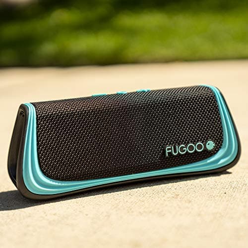 FUGOO Sport - Portable Rugged Bluetooth Wireless Speaker Waterproof Longest 40 Hrs Battery Life (Black/Teal) 6