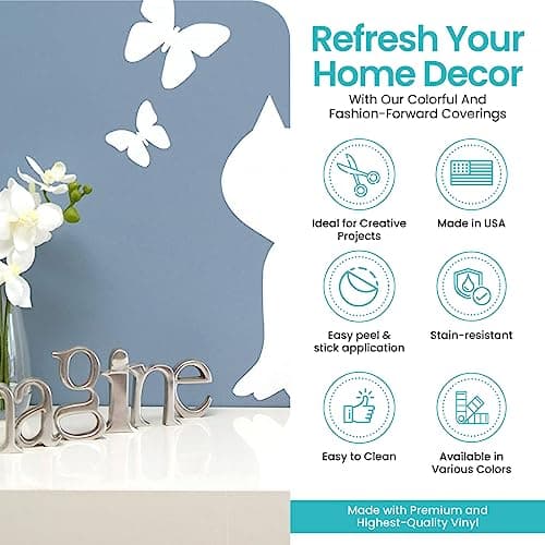 Con-Tact Brand Creative Covering Shelf Liner, 18" x 16', White (Pack of 1) 3