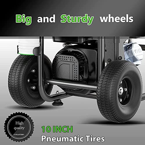 4200PSI Gas Pressure Washer, 2.8GPM Commercial Power Washer Gas Powered, 212cc 7.0 HP Engine,Includes 0.7L Soap Tank,5 QC Nozzles,25’ Hose,Car Wash Machine/Car/Driveway, EPA/CARB/ETLCompliant (Black) 5