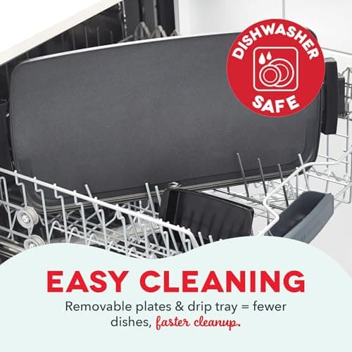 Dash Everyday Electric Griddle - Indoor Griddle for Versatile Cooking - Features Quick-Heating, Anti-Slip Feet, and Removable, Nonstick Plate - Cool Gray 5