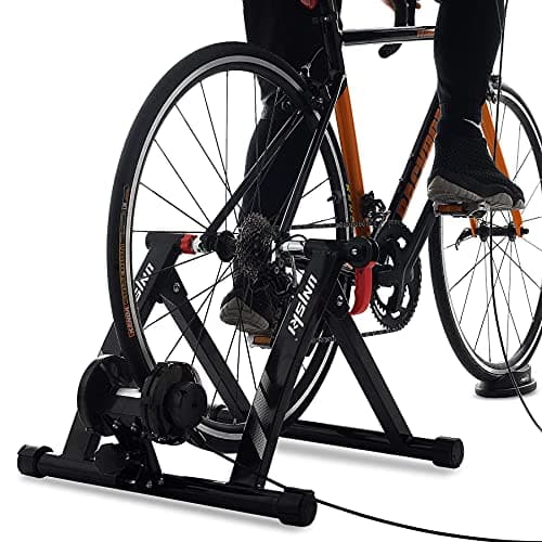 Unisky Bike Trainer Stand for Indoor Riding 6 Speed Stationary Bike Stand for Exercise Bicycle Resistance Trainers 10