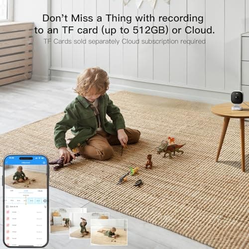 VIMTAG 5G/2.4G 4MP Cameras for Home Security-Outdoor/Indoor Camera for Dog/Cat/Pet/Nanny/Baby, Wired, Color Night Vision, Free AI Detection, 2-Way Audio, 24/7 SD Recording,Support Alexa Cloud SD Card 7