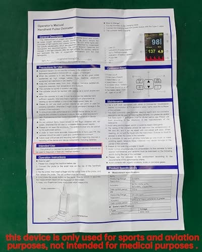 HOLFENRY Handheld Pulse Oximeter for Baby&Adult,Infant Pulse Oximeter Fingertip Rechargeable with Continuous Monitor&Alarm, Infant Oxygen Monitor Fingertip 8