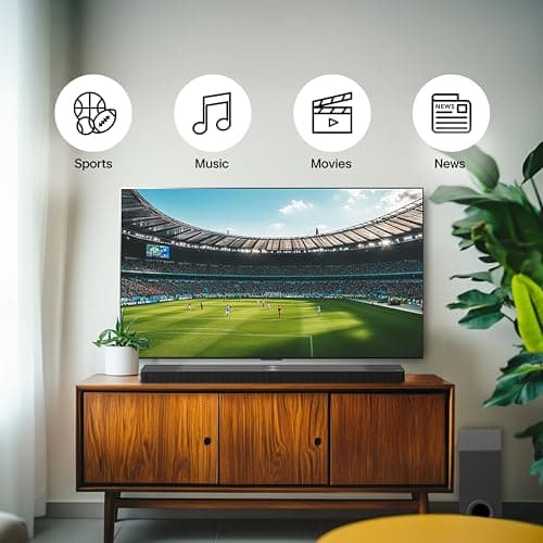 LG S40TR 4.1 ch. Home Theater Soundbar with Rear Surround Speakers and Wireless Subwoofer, Wow Interface, Dolby Audio, AI Sound Pro, 2024 Model, Amazon Exclusive 5