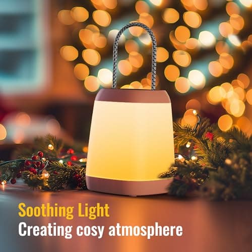 HOKOILN 2 Pack LED Camping Lights, Battery Powered LED Camping Lantern with 3 Modes, Portable Night Light for Tent, Hiking, Emergency, Backpacking, Indoor and Outdoor Use 5