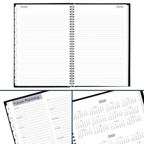 AT-A-GLANCE 2025 Planner, Monthly, 8" x 11-3/4", Large, Hardcover, DayMinder, Black (G470H0025) 8