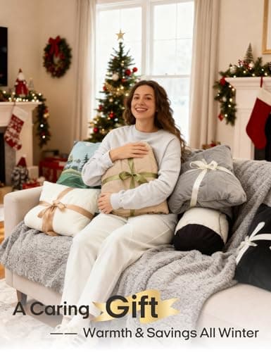 Ourea Cordless Heated Blanket with 10000mAh Power Bank, Portable Rechargeable Sherpa Throw, Low-Voltage Battery Operated Heating Blanket for Indoor & Outdoor Use, Soft Warm Cozy Gift for Women 9