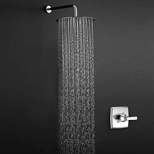 NearMoon Rain Shower Head, Ultra-Thin Design-Pressure Boosting, Awesome Some Experience, High Flow Stainless Steel Rainfall Head (12 Inch, Chrome Finish) 8