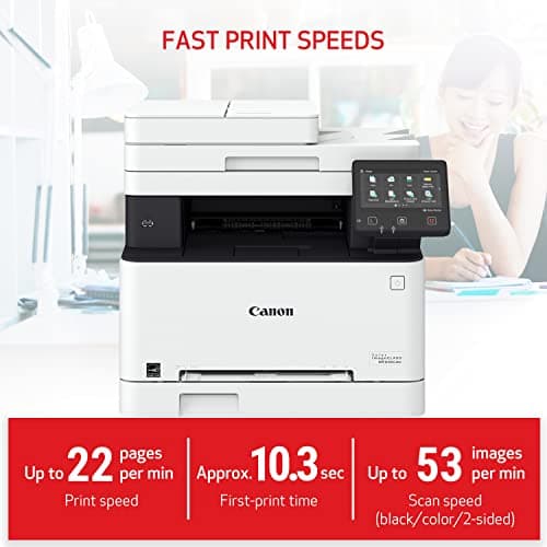 Canon imageCLASS MF656Cdw - Wireless Duplex Color Laser Printer, All-in-One with Copier, Scanner, Fax, Auto Document Feeder, Mobile Ready, 3 Year Limited Warranty, 22 PPM, White 5