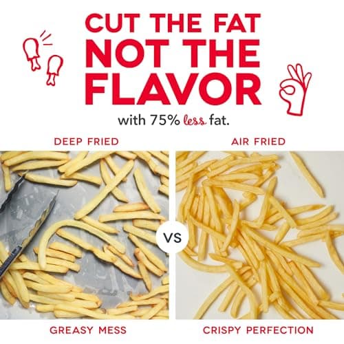 Dash Tasti-Crisp™ Air Fryer - AirCrisp® Technology - Compact Design with Adjustable Temperature Control - Nonstick Fry Basket & Auto Shut-Off Feature - 2.6 Quarts - Aqua 5