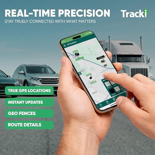 Tracki Pro GPS Tracker for Vehicles – Magnetic Waterproof 4G LTE Car Tracker, Long-Life Battery Up to 7 Months, Unlimited Distance, Smart Alerts, Hidden Tracking Device (Subscription Required) 9