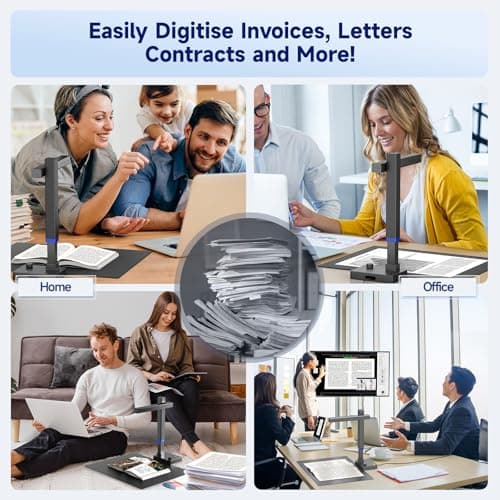 CZUR Shine Ultra Smart Portable Document Scanner, Thin Book Scanner with OCR, USB Document Camera for Desktop/Laptop, Capture Size A3, Compatible with Windows & Mac OS (Not for Android & iOS) 6