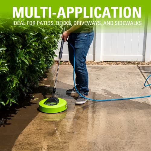 Greenworks 12" (in.) Surface Cleaner Pressure Washer Attachment 7