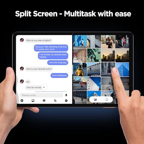 Android Tablet, Computer Tablets, 10.1 inch Android 15 Tablet with Octa-core Processor RAM 12GB ROM 64GB(Up to 2 TB), 800x1280 Resolution, WiFi 6 & Bluetooth, Dual Speakers, 5MP+8MP, 6000mAh battery 6