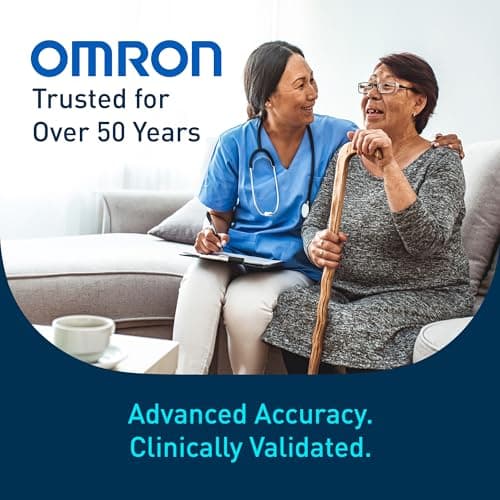 OMRON Iron Blood Pressure Monitor for Home Use & Upper Arm Blood Pressure Cuff - #1 Doctor & Pharmacist Recommended Brand - Clinically Validated 6