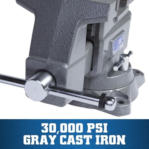 Wilton Reversible Bench Vise, 6-1/2" Jaw Width, 7-1/4" & 12-3/4" Jaw Opening, 4" Throat (Model 4650R) 5