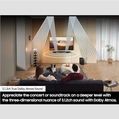 Samsung HW-Q600C 3.1.2ch Soundbar & Subwoofer with Dolby Bundle with Movies Streaming + Deco Gear 2X 4K HDMI 2.0 Cable w/Copper Conductors & CPS Exclusive 26 Month Protection Pack (BEACH-CPS-26500) 7